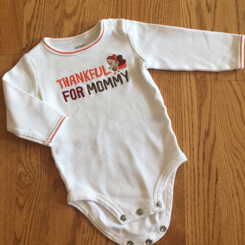 Carter’s Thanksgiving Long Sleeved Bodysuit, 6M